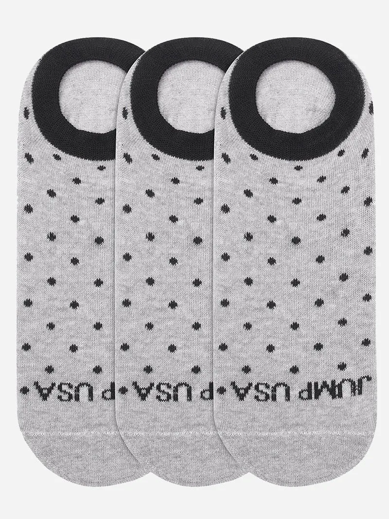 JUMP USA Men's Pack of 3 Bamboo Cotton Loafer Socks | Women's Casual Socks for Everyday Wear - Sweat Proof, Quick Dry, Padded for Extra Comfort