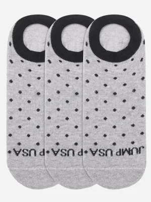 JUMP USA Men's Pack of 3 Bamboo Cotton Loafer Socks | Women's Casual Socks for Everyday Wear - Sweat Proof, Quick Dry, Padded for Extra Comfort