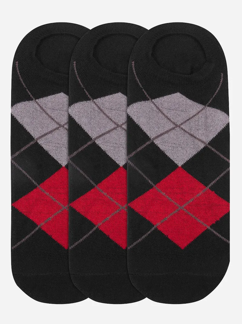 JUMP USA Women's Pack of 3 Bamboo Cotton Loafer Socks | Women's Casual Socks for Everyday Wear - Sweat Proof, Quick Dry, Padded for Extra Comfort