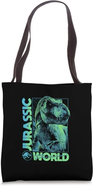 Jurassic World: Dominion Neon Rex Box Up Tote Bag
