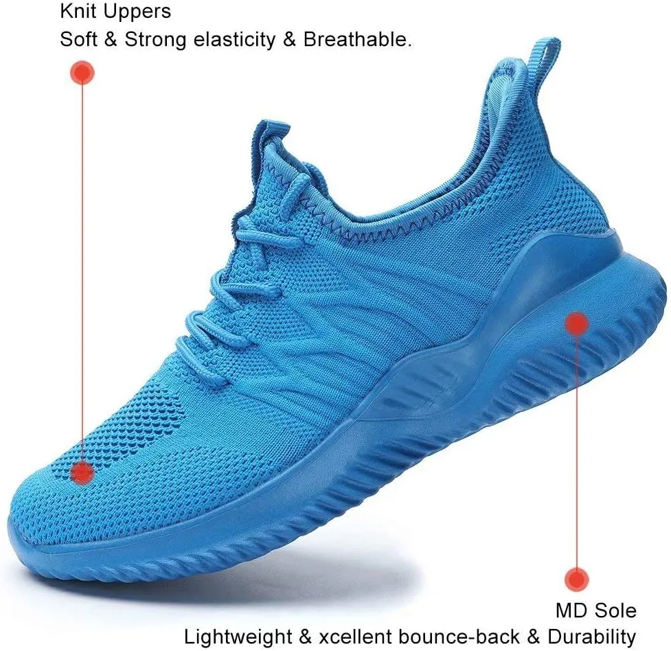 KEEZMZ Womens Ladies Walking Running Shoes Slip On Lightweight Casual Tennis Sneakers Clothes Shoes