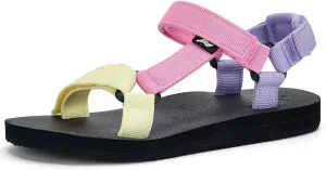 Kids Hiking Sandals Boys Girls Yoga Mat Insole Comfortable Walking Water Sandals With Arch Support for Beach Travel Athletic