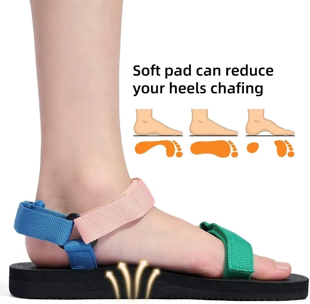 Kids Hiking Sandals Boys Girls Yoga Mat Insole Comfortable Walking Water Sandals With Arch Support for Beach Travel Athletic