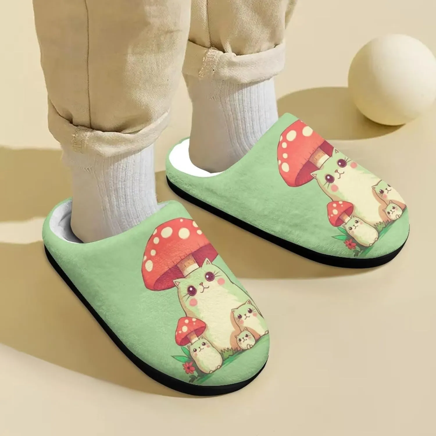 Kids House Slippers Comfort Fuzzy Slippers for Girls Boys Anti-slip Indoor Bedroom Slippers