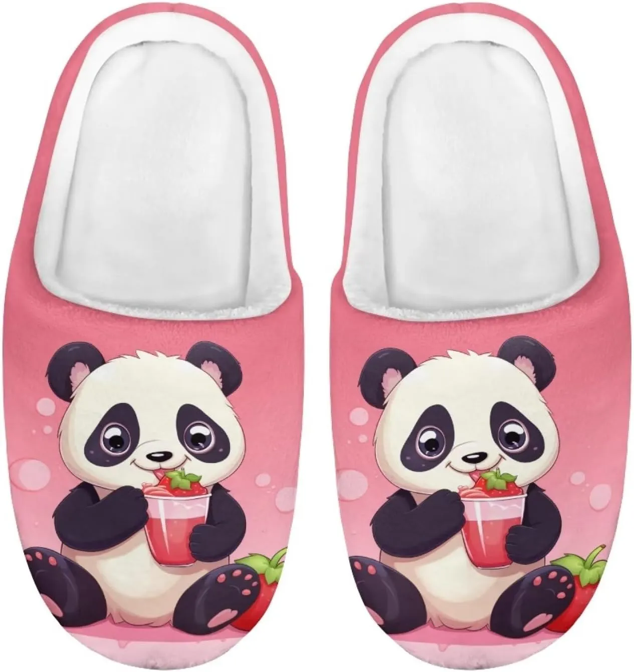 Kids House Slippers Comfort Fuzzy Slippers for Girls Boys Anti-slip Indoor Bedroom Slippers