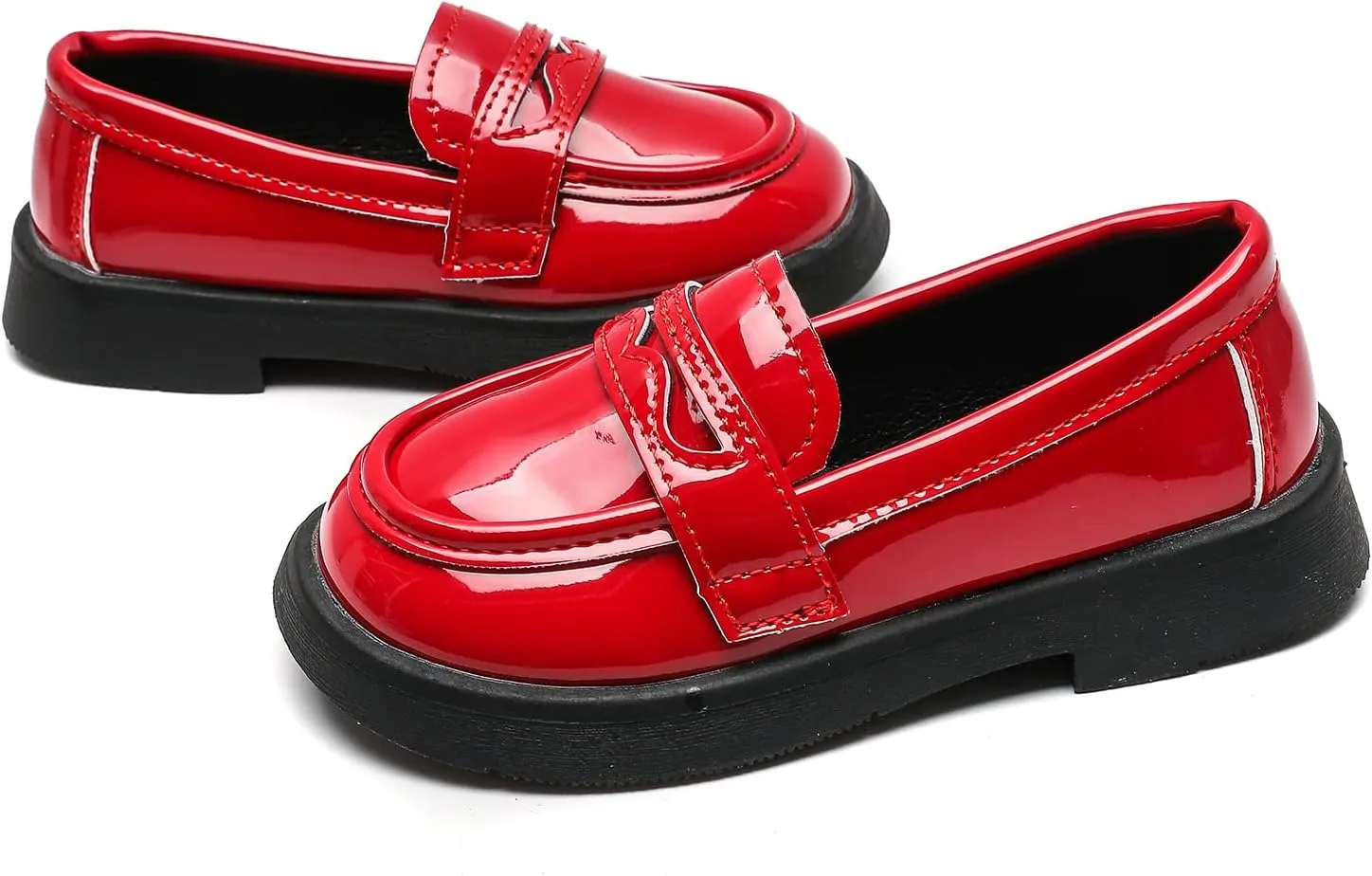 Kids Oxford Shoes Girl’s Boy’s Dress Shoes Lace-Up School Uniform Shoes Loafer Flats