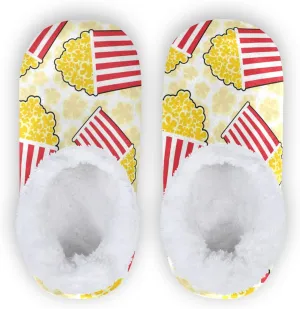 Kid's Slippers for Girls Boys, Memory Foam Anti-slip House Indoor Slippers for Home Bedroom Travel