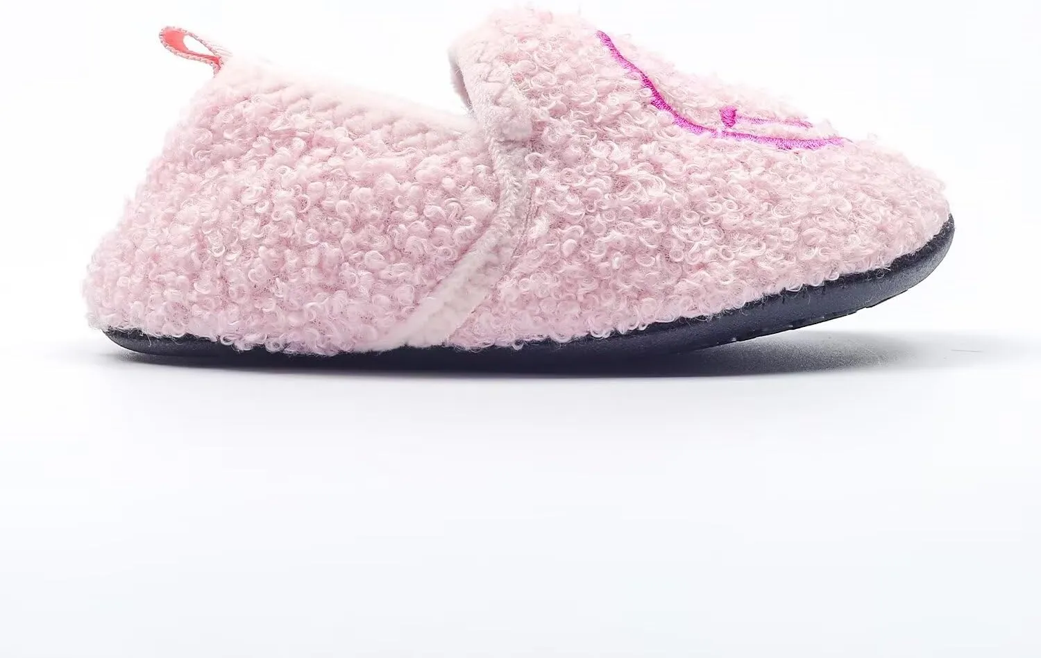 Kids Slippers Toddler Smile Face House Slippers Indoor Home Non-Slip Rubber Sole Shoes Warm Cozy Socks