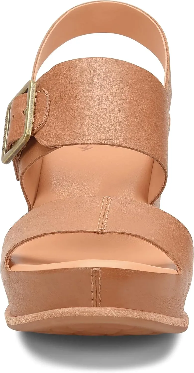 KORK-EASE Women's San Carlos Black Wedge Sandal