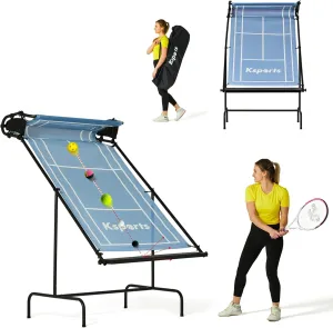 Ksports Tennis Rebounder Net – Multi Racket Sports Trainer for Tennis, Pickleball, Padel, Squash & Racquetball – Quick Assembly, Portable with Carry Bag