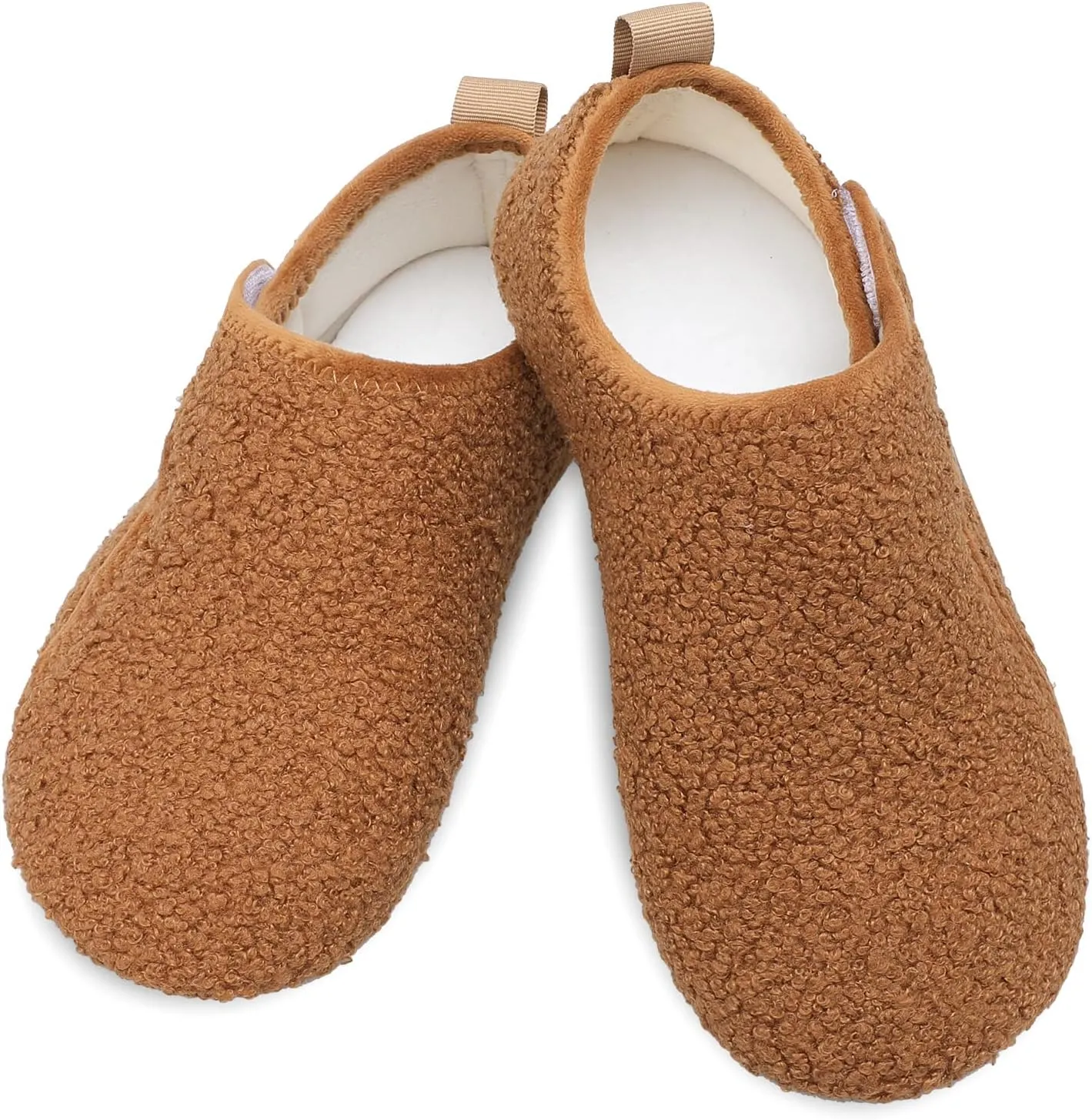 L-RUN Womens Mens House Slippers Indoor Home Shoes Warm Barefoot Slippers Outdoor House Shoes Anti-slip