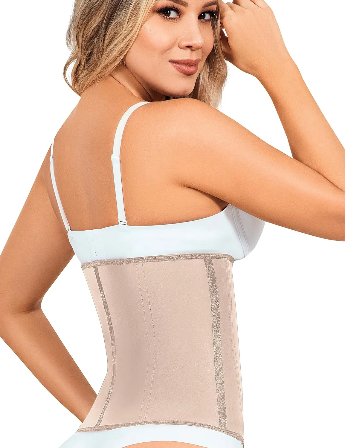 Lady Slim Fajas Colombianas Reductoras Y Moldeadoras para Mujer Underbust Waist Cincher Sport Girdle Hourglass Body Shaper