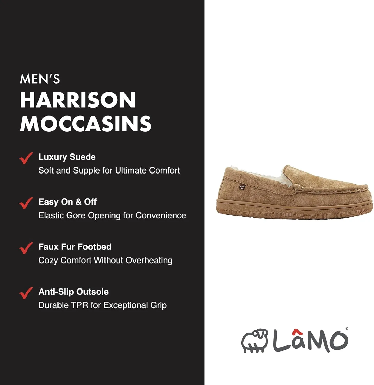 Lamo Men's Moccasin Casual Shoes