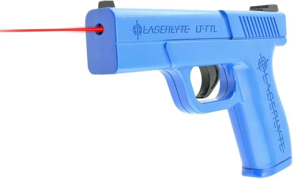LaserLyte Quick Tyme Laser Trainer Target with Point of Impact Display and Timed Games for Reactive Laser Shooting and Dry Fire Practice