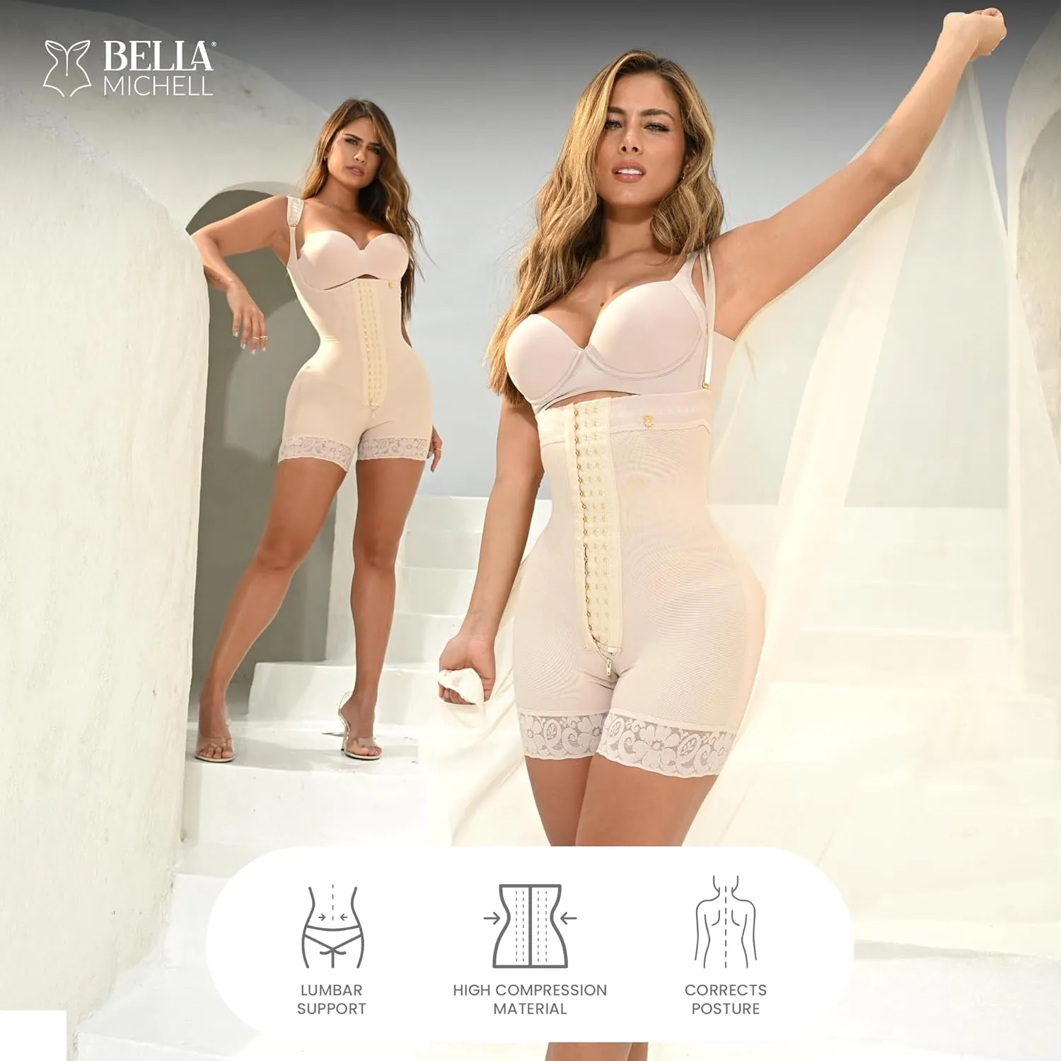 Latex Corset Waist Trainer for Women Long Waist Strong Control - Fajas Colombianas - Shapewear