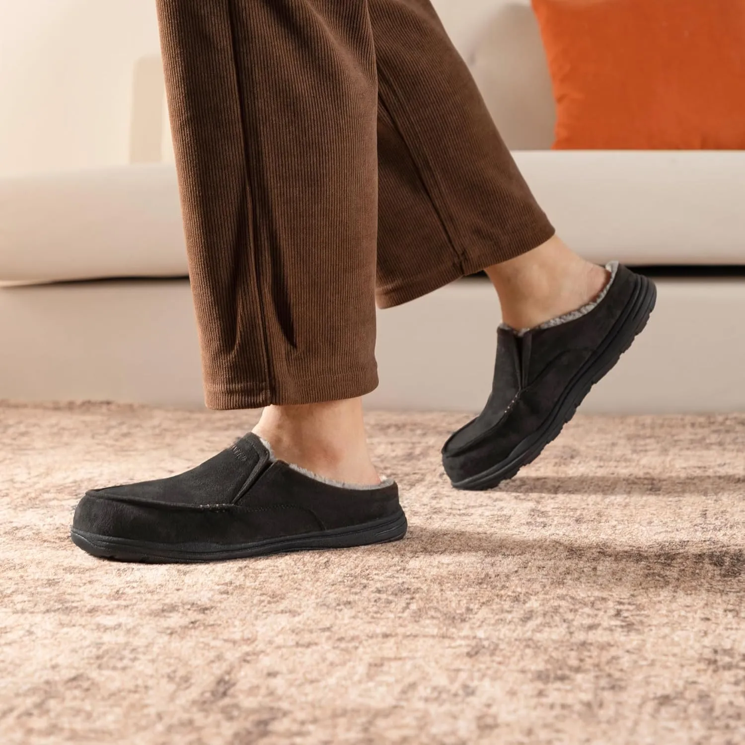 LazyStep Men's McCoy Cushioned Clog Slipper
