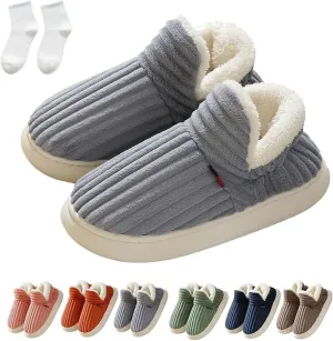 LELEBEAR Pluffi Cozy Stylish Slipper, Pluffi Slipper Booties, Winter Fuzzy Warm Lining Slippers for Women and Men