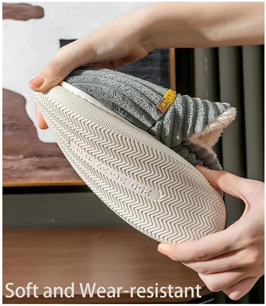 LELEBEAR Pluffi Slipper Booties Women, Pluffi The Cozy Stylish Slipper, Winter Cozy Warm Plush Lining Slippers
