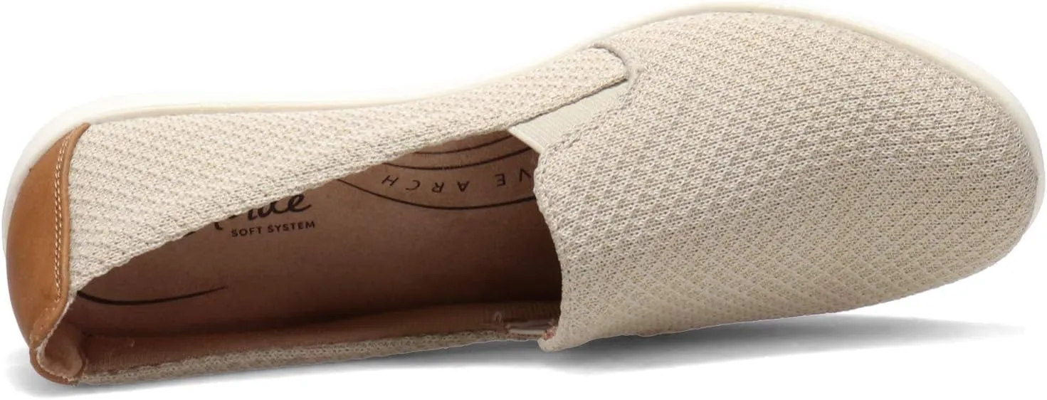 Life Stride Women's Next Level Slip-On Sneaker, Cream, 8