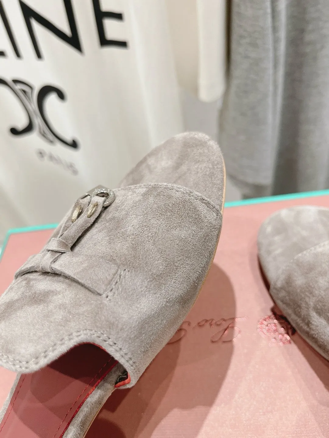 Light Grey Slipper Velvet
