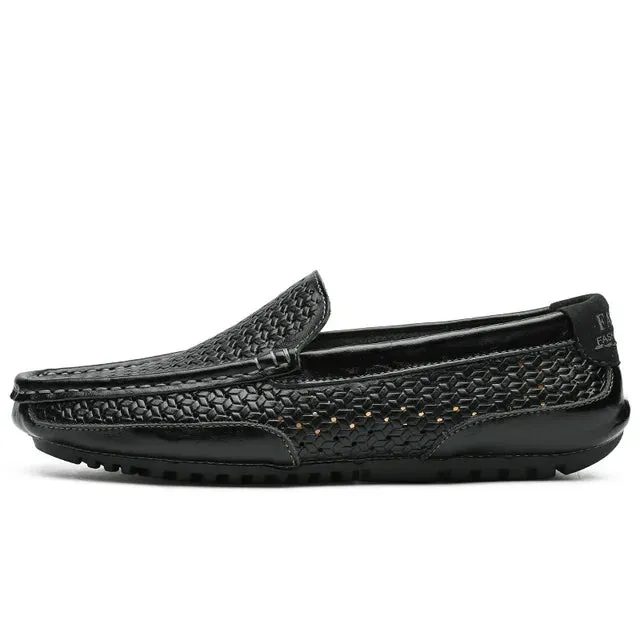 Lightweight Driving Shoes Big Unique selection Leather Casual On Shoes Loafers VIP offer Size Slip Comfortable Men's