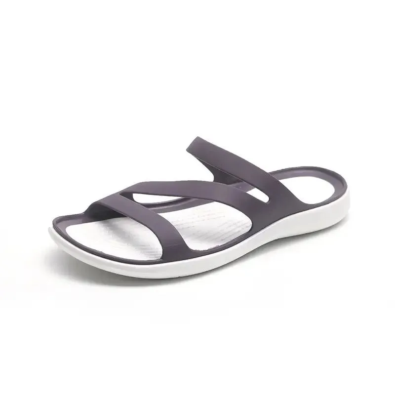Lightweight Women’s Slippers – Trendy Anti-Slip Sport Slippers for Home
