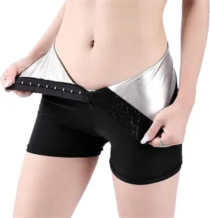 LIYUN Sauna Suits Shorts Sauna Sports Pants Slimming Pants Side Running Pants Warm Thermal Sweat Pants Jogging Pants Sweating Sauna Suits(Three-Divided,3X-Large)