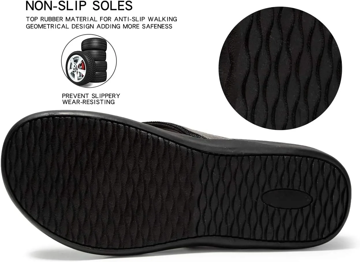 LLSOARSS Plantar Fasciitis Feet Sandal with Arch Support - Best Orthotic flip Flops for Flat Feet，Heel Pain- for Women