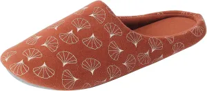 LMOY Women‘s Slipper House Slippers For Women Comfy Soft Memory Foam Slippers Shoes For Women With Bow Brown Tan Rusty Red