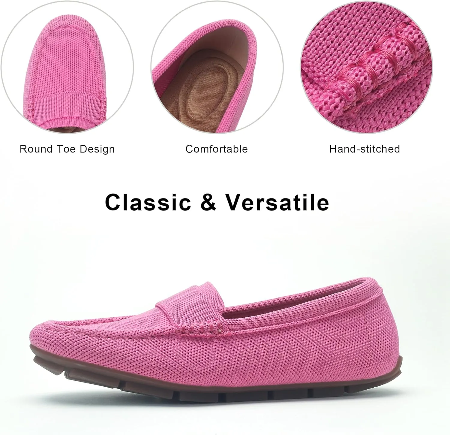 Loafer Shoes for Women Comfortable Casual Women's Loafer Shoes Flat Shoes