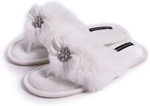 London Womens Toe Post Amelie - Cream