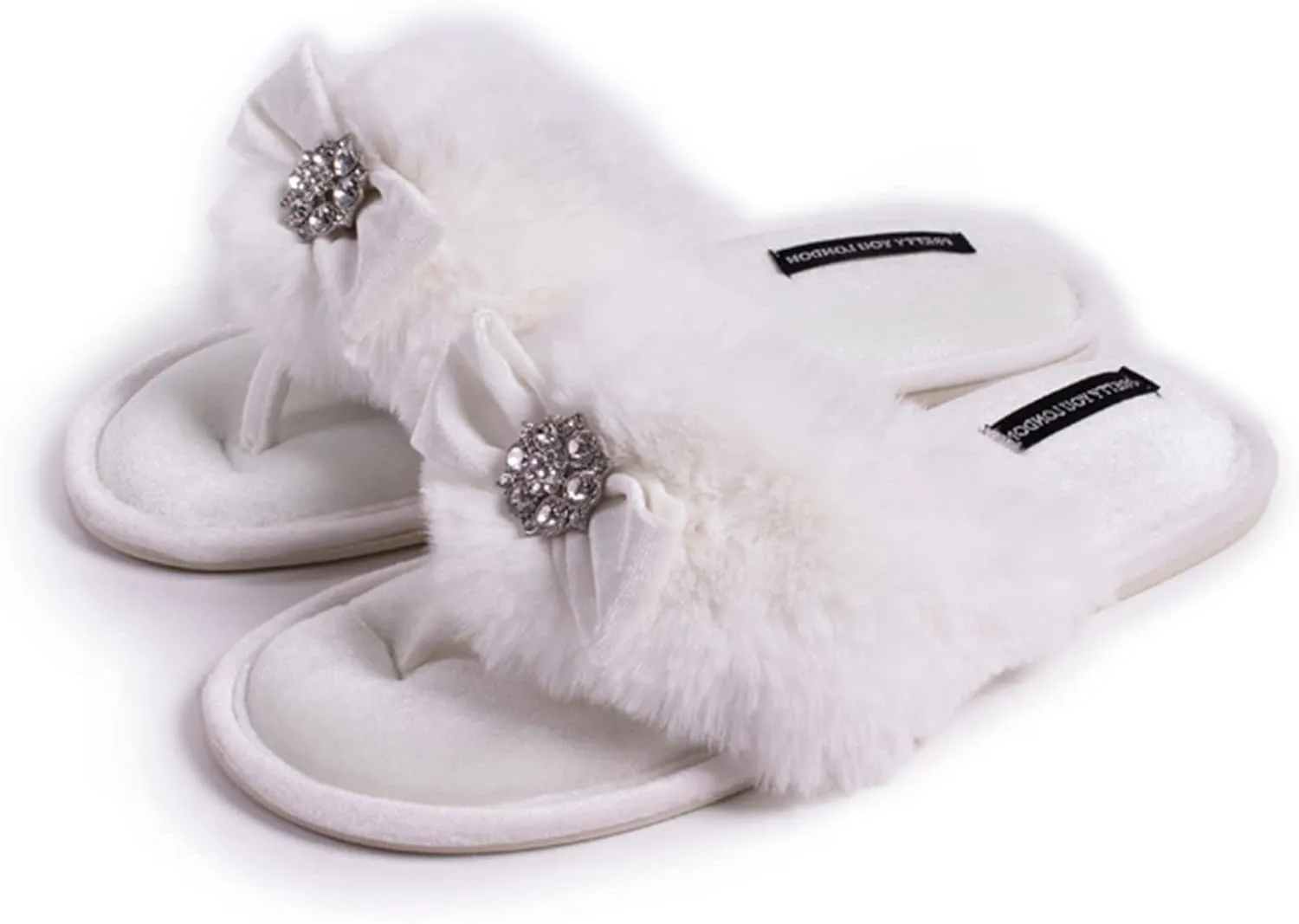 London Womens Toe Post Amelie - Cream