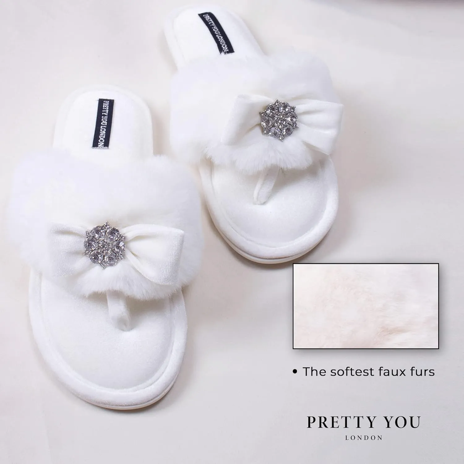 London Womens Toe Post Amelie - Cream