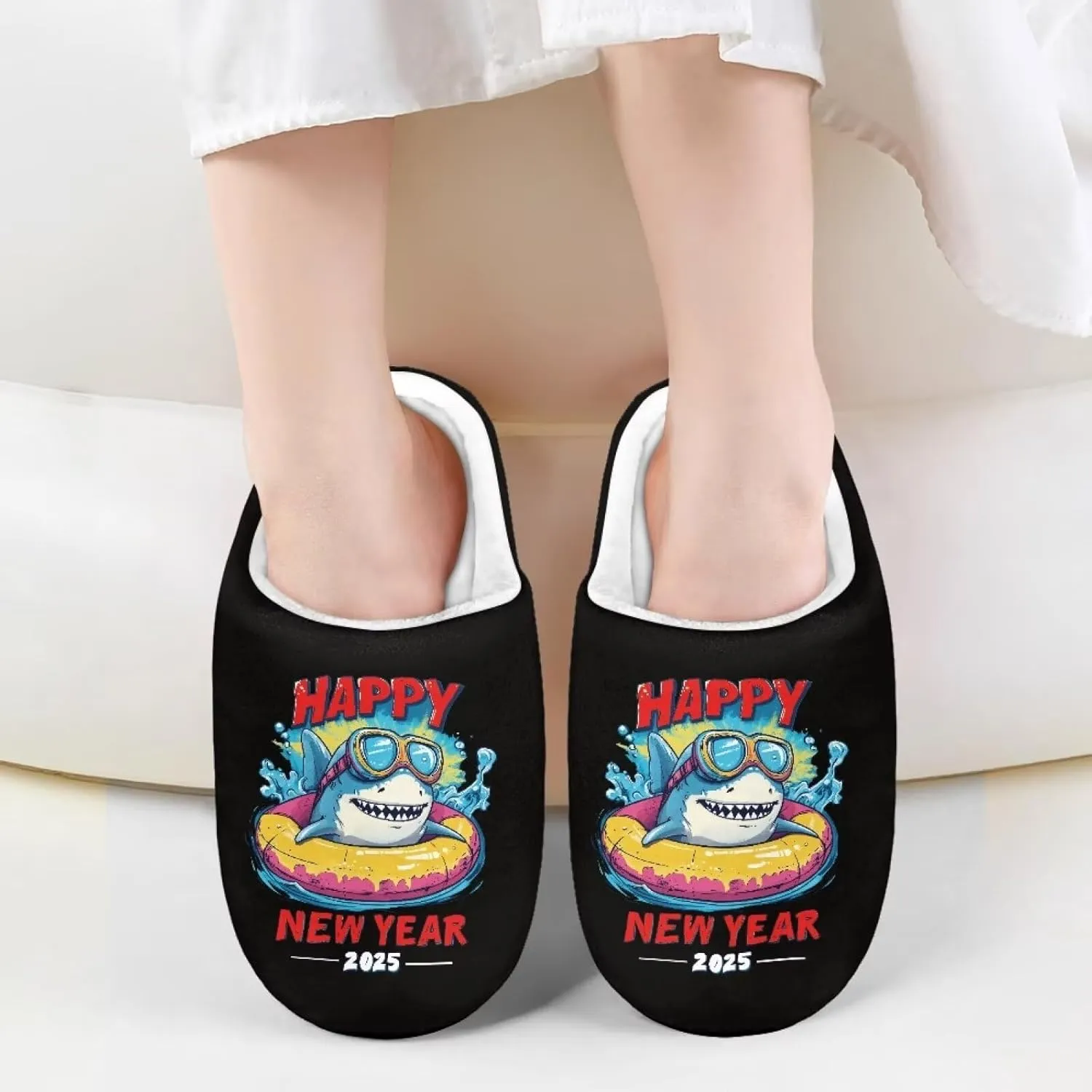Lotusorchid Kid Bedroom Slipper Memory Foam House Slipper for Girls, Non Slip House Shoes for Boys Warm Cozy Sleep Slipper Home Slipper Indoor Outdoor