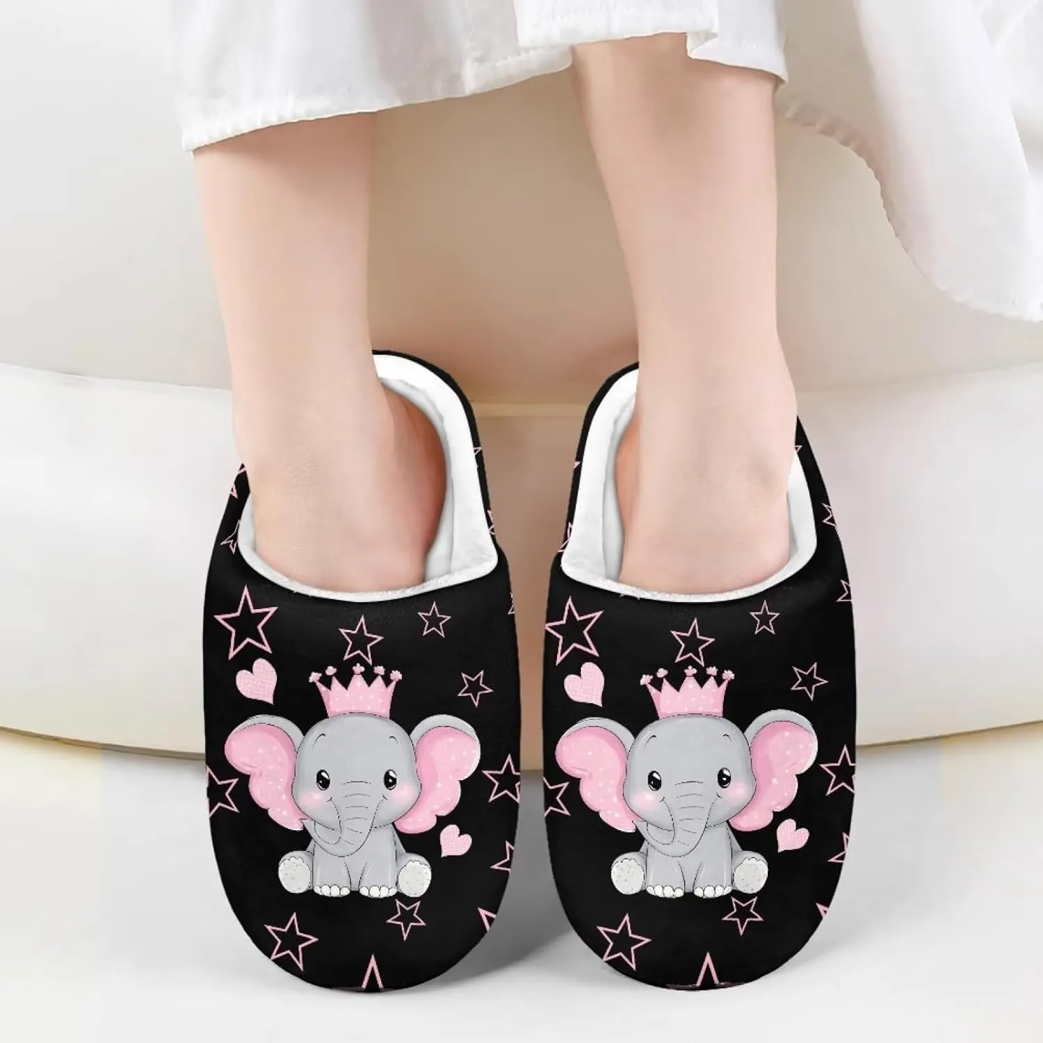 Lotusorchid Kids Slipper for Girls, Boys House Slipper Bedroom Slipper Warm Memory Foam Sleep Slipper Cozy Soft Winter Slipper