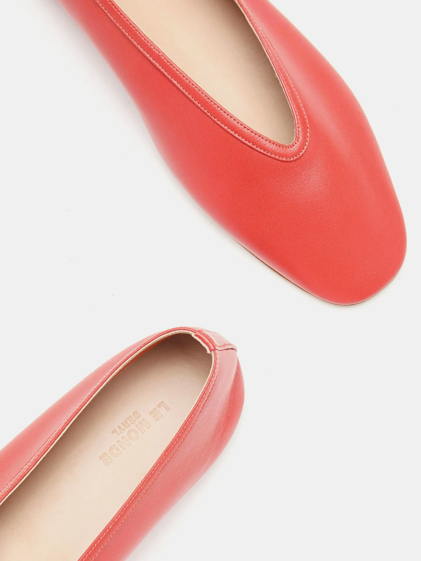 Luna Slipper / Blood Orange Leather