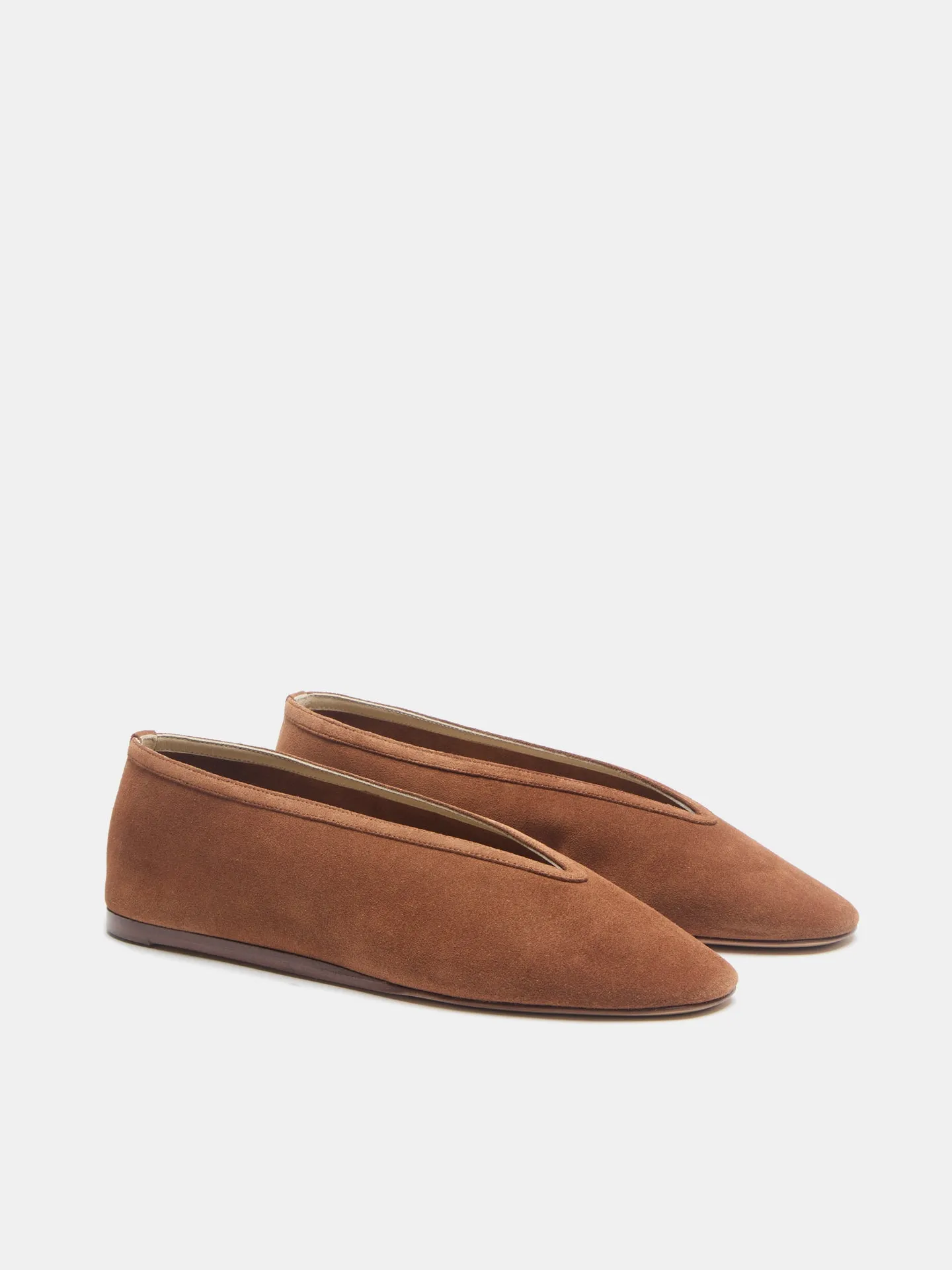 Luna Slipper / Cognac Suede