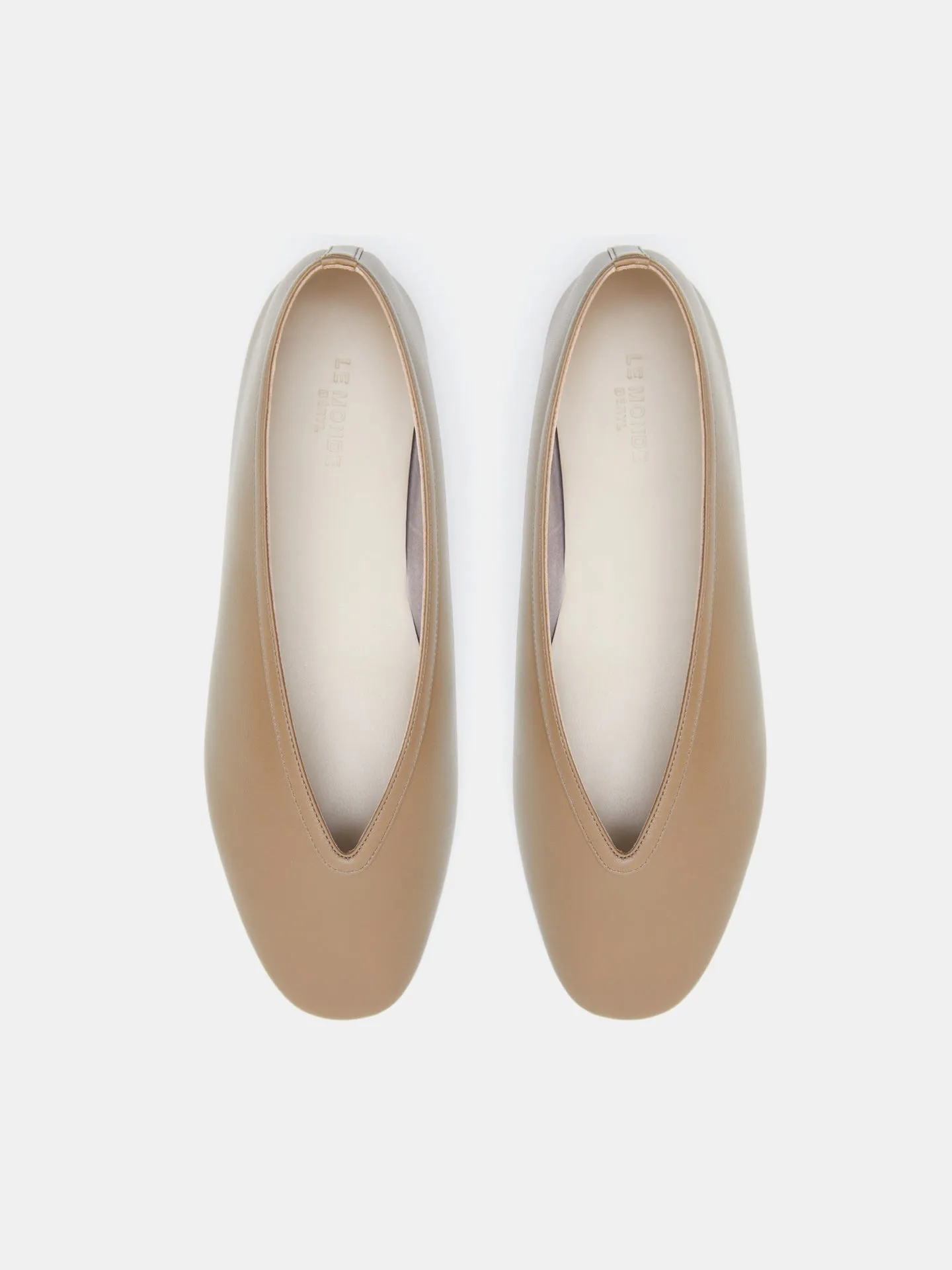 Luna Slipper / Taupe Leather
