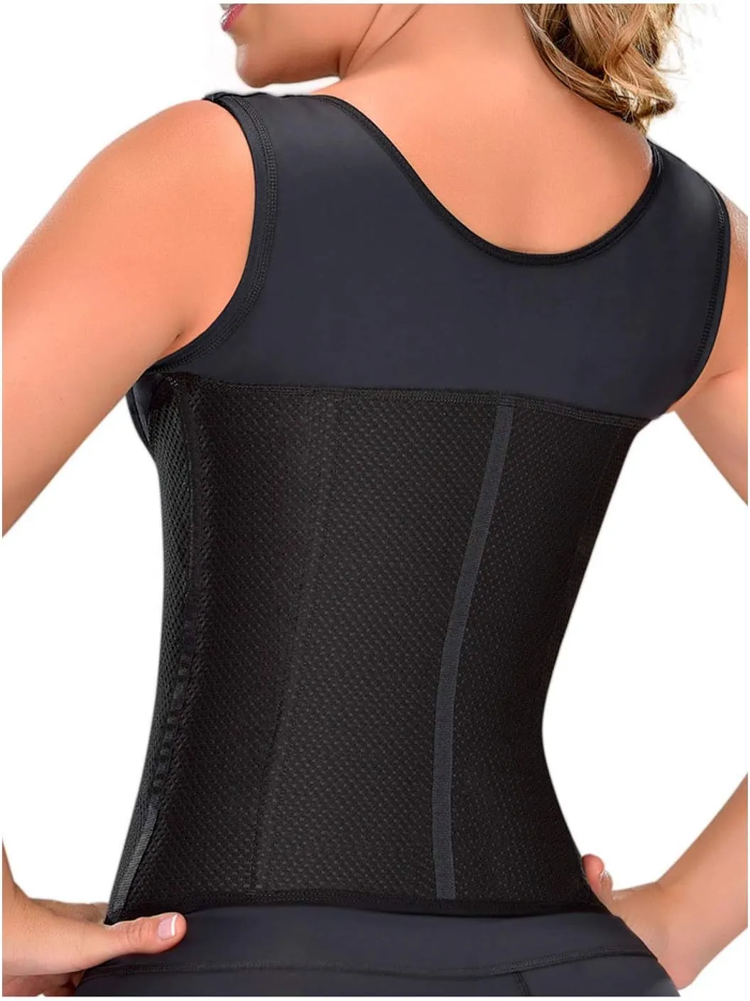 M&D 0555 Gym Compression Trainer Girdle Shirt for Women | Fajas Colombianas