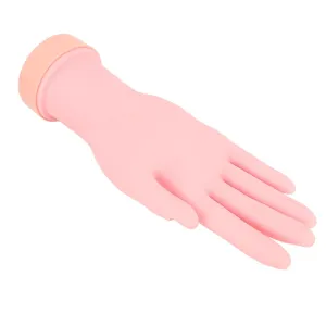 Manicure Practice Hand Model Nail Trainer Hand Flexible Bendable Nails Tips Art Display for Training