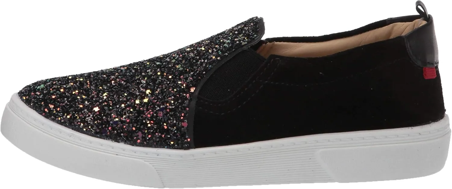 Marc Joseph New York Unisex-Child Kids Boys/Girls Leather Made in Brazil Luxury Suede Slip on Sneaker