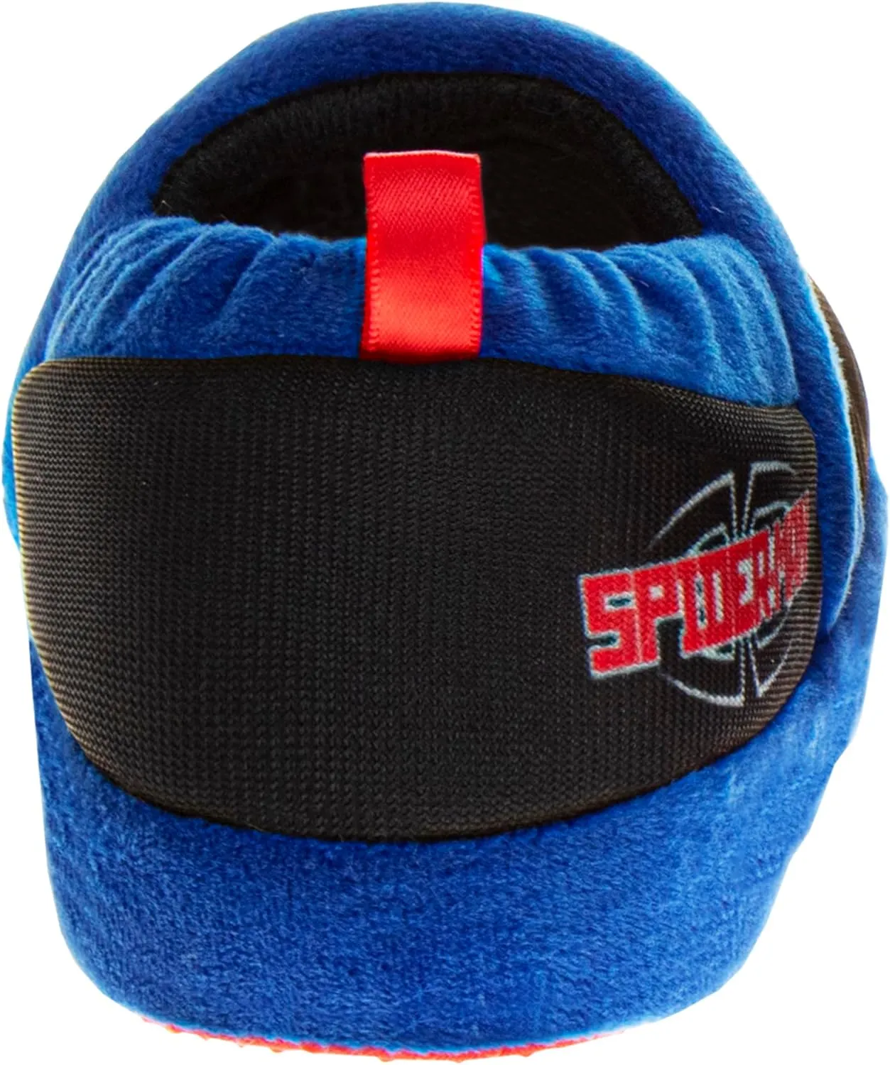 Marvel Spiderman Slipper Boots for Boys - The Amazing Spidey House Shoes Indoor Cozy Plush Slippers (sizes: 5-10 Toddlers / 11-12 Little Kids)