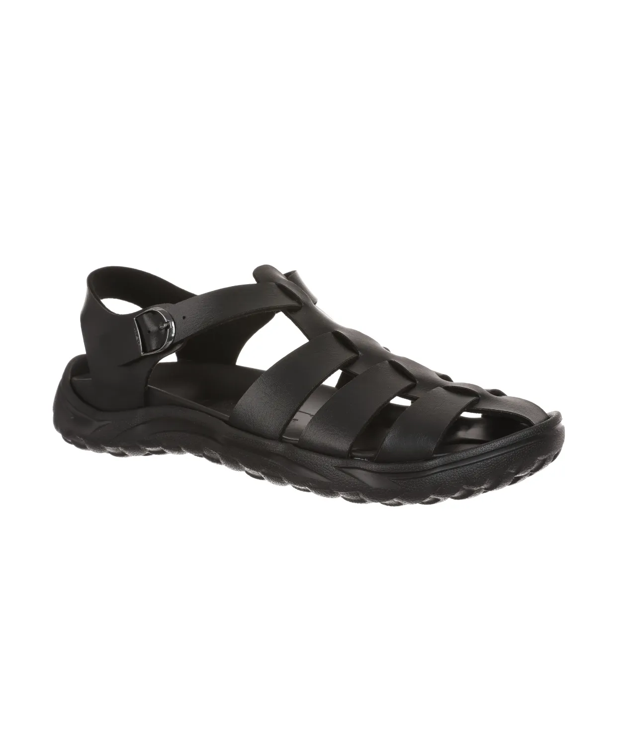 MBT Haru Black/Black Mens Recovery Sandals