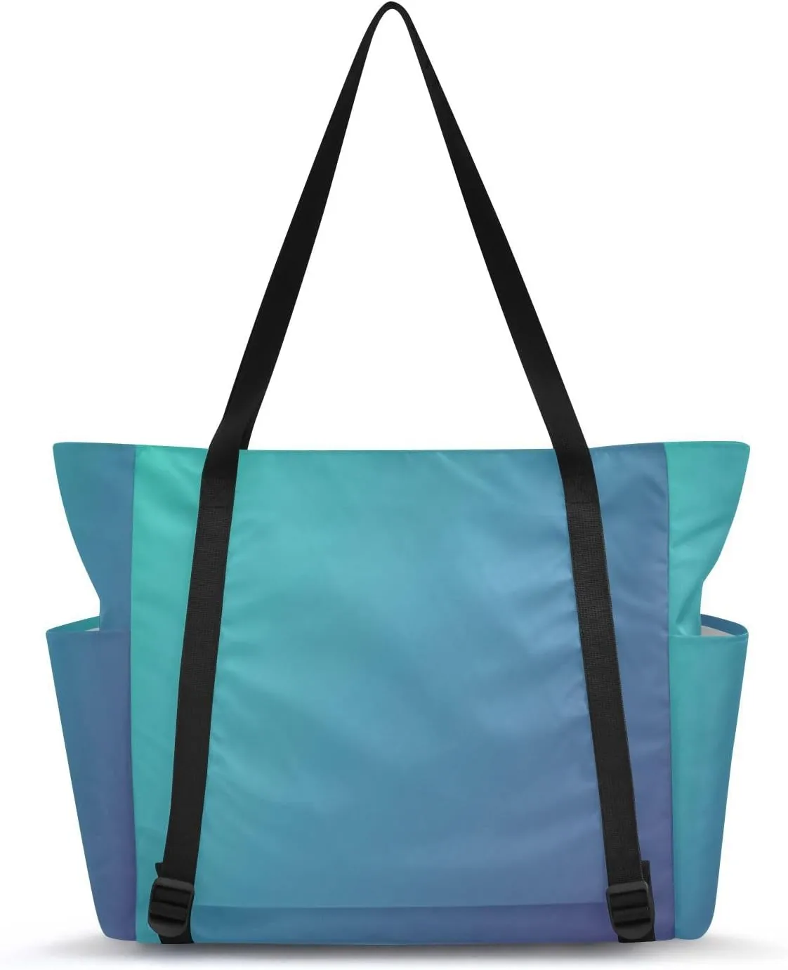 MCHIVER Midnight Bloom Gradient Yoga Bag for Women Yoga Mat Carrier Fits All Your Stuff Large Pilates Gym Bag