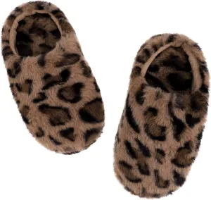 MEJORMEN Girls Fluffy House Slippers Cozy Plush Slip-on House Shoes Kids Warm Bedroom Slippers Memory Foam Slippers for Indoor Outdoor