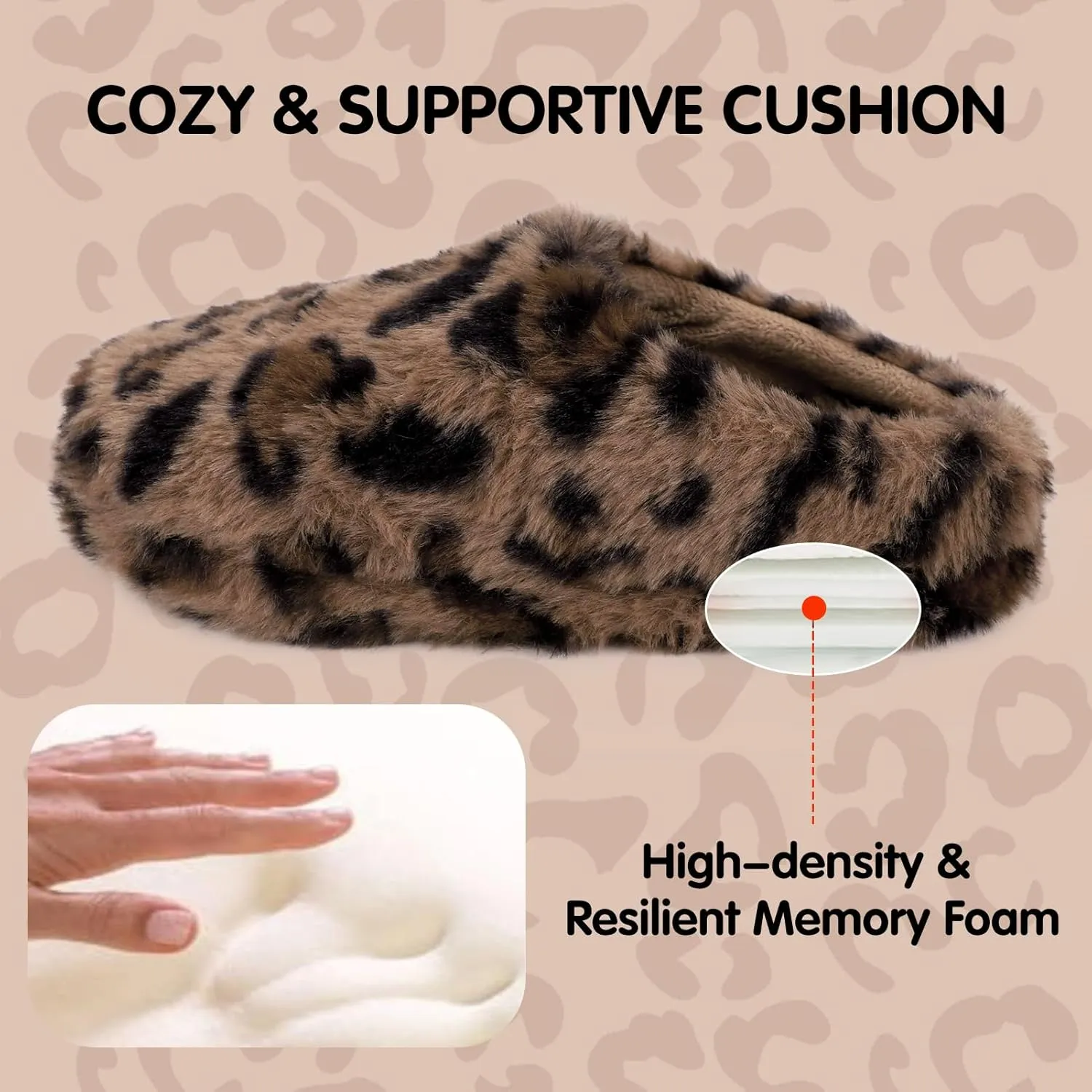MEJORMEN Girls Fluffy House Slippers Cozy Plush Slip-on House Shoes Kids Warm Bedroom Slippers Memory Foam Slippers for Indoor Outdoor