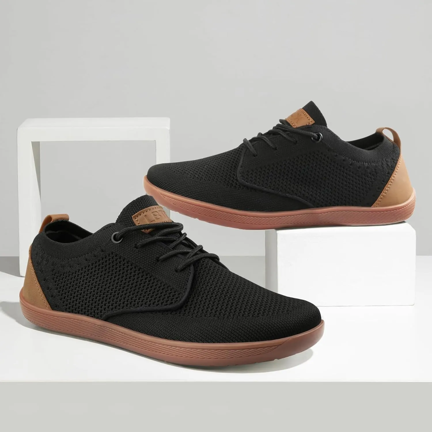 Men's Barefoot Shoes Minimalist Slip on Cross-Trainer Shoes Wide Toe Walking Shoes Zero Drop Sole Trail Running Sneakers Gym Workout Casual
