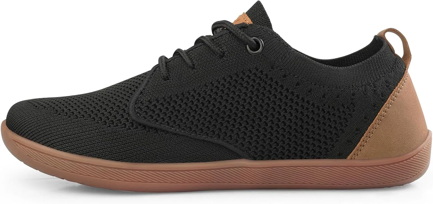 Men's Barefoot Shoes Minimalist Slip on Cross-Trainer Shoes Wide Toe Walking Shoes Zero Drop Sole Trail Running Sneakers Gym Workout Casual