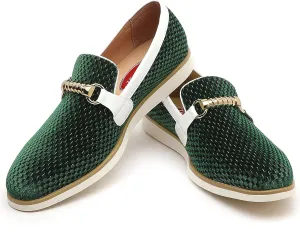 Men's Casual Loafers & Slip On Shoes Daily Commuting Comfortable Canvas Shoes Lightweight Non-Slip Walking Penny Shoes for Men