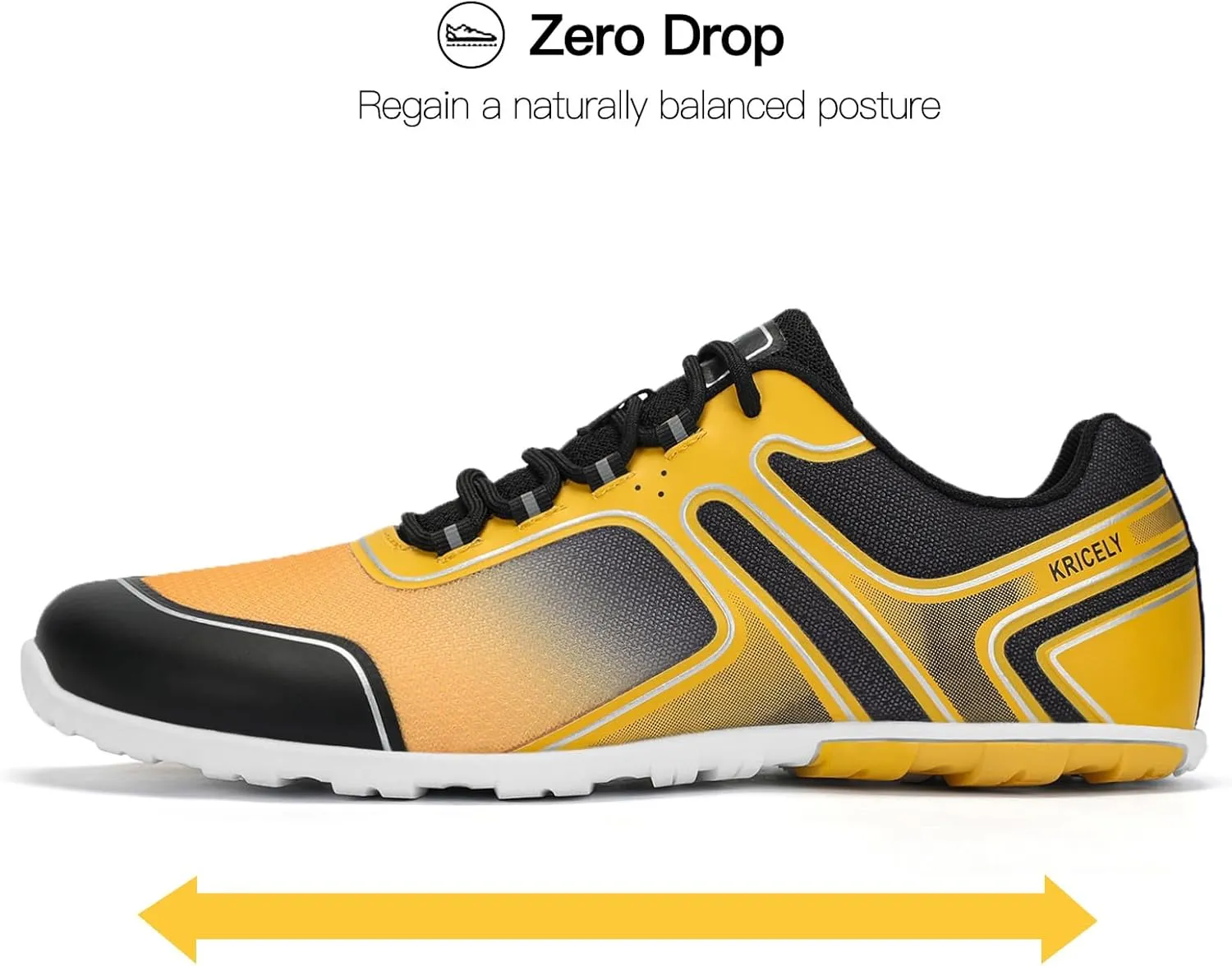 Men's Hike Barefoot Shoes | Wide Toe Box Minimalist Shoes for Gym Workout | Grounded Footwear Cross-Trainer Athletic Sneakers